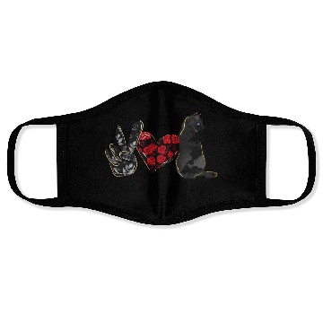 Discover Peace. Love. Goth. Face Masks