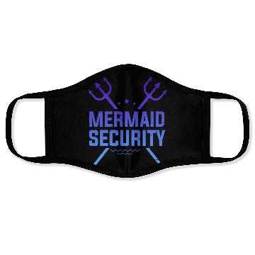 Discover Mermaid Security Funny Face Masks