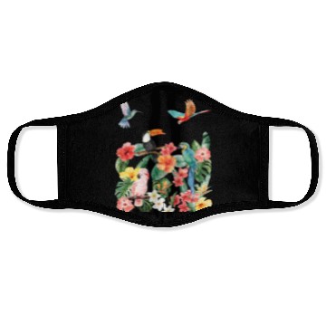 Discover Tropical paradise Face Masks