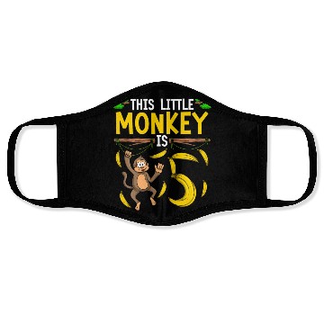 Discover Monkey Birthday 5th Monkey Theme Party Kids Face Masks