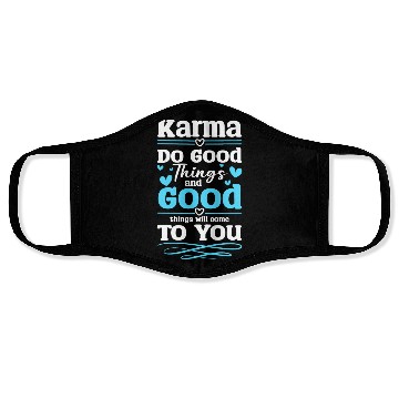 Discover Karma Positive Sarcasm Face Masks