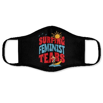 Discover Surfing Liberal Tears Apparel Summer Time Face Masks