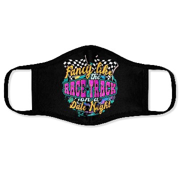 Discover Fancy Like The Race Track On A Date Night Vintage Face Masks
