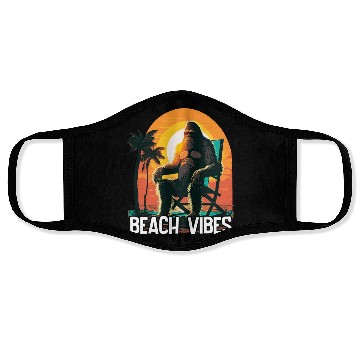 Discover Vacation Beach Vibes Face Masks