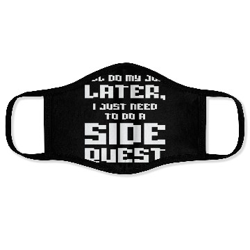 Discover Procrastinating Panda Lover Side Quest Panda Face Masks