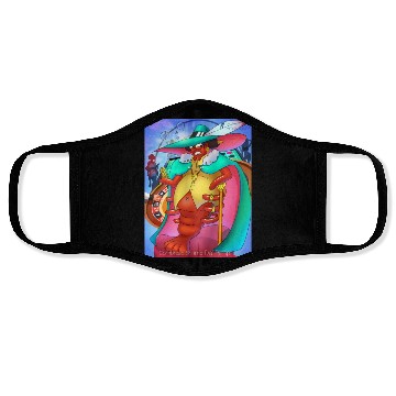 Discover Cornbread Shrimp Da' Pimp Face Masks