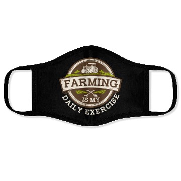 Discover Farming Is My Daily Exercise Agribusiness Face Masks