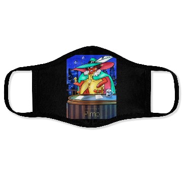 Discover Cornbread Shrimp Da' Pimp Face Masks