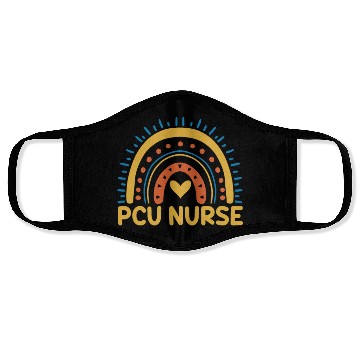 Discover Cute PCU Nurse Design Face Masks