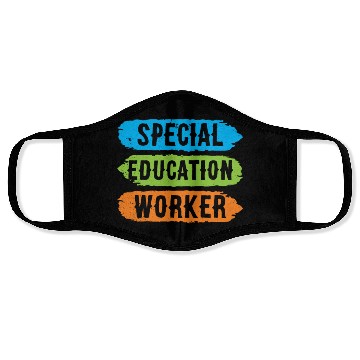 Discover Special Education Worker Sped Awareness Teacher Face Masks