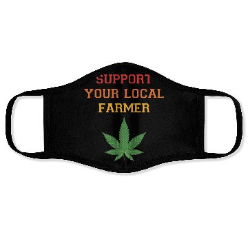 Discover Support Your Local Farmer Face Masks
