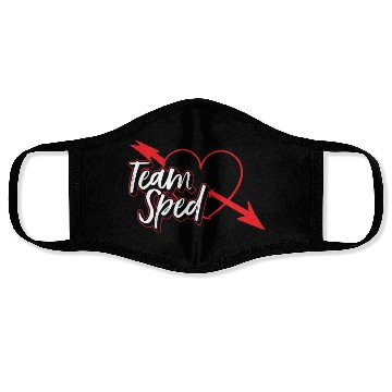 Discover Team Sped Teacher Awareness Special Education Face Masks