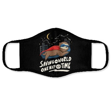 Discover Sloth Superhero Design for Sleeping Face Masks