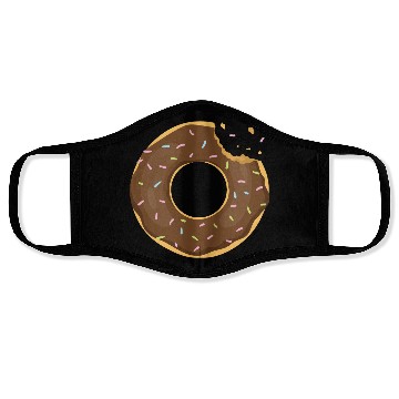 Discover Cool Donut Halloween Doughnut Costume Candy Face Masks