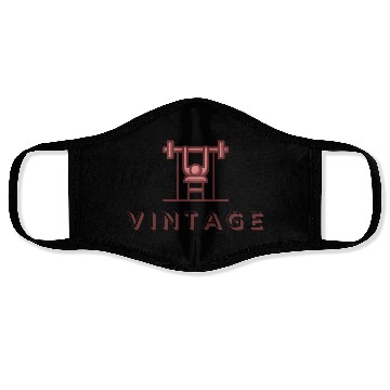 Discover vintage gym Face Masks