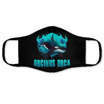 Discover ORCINUS ORCA for a Science Biologist Whale Lover Face Masks