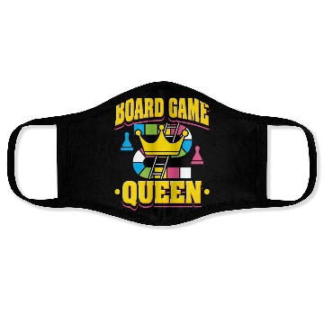 Discover Board Game Queen Face Masks