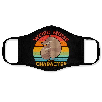 Discover Vintage Weird Moms Build Character Armadillo Face Masks