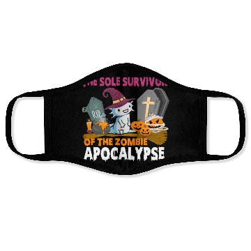Discover The Sole Survivor Of The Zombie Apocalypse Face Masks