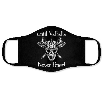 Discover Until Valhalla - Never Kneel Face Masks