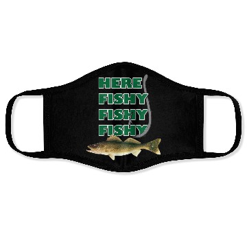 Discover Let's go fishing Face Masks