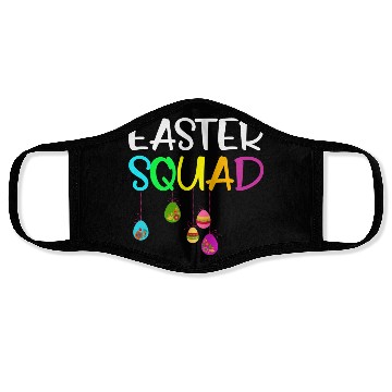 Discover Easter Squad Family Matching Easter Day Bunny Egg Face Masks