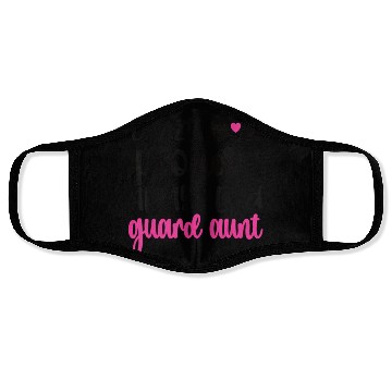 Discover Crazy Proud Always Loud Color Guard Aunt Face Masks