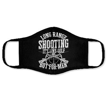 Discover Long Range Shooting Range Gun Shooter sniper Face Masks