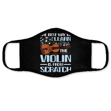 Discover Learn The Violin Is From Scratch Face Masks