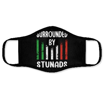 Discover Surrounded By Stunads Italian Pride Italy Flag Face Masks