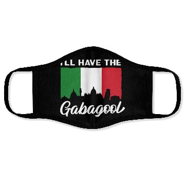 Discover I'll Have The Gabagool Italian Pride Italy Flag Face Masks