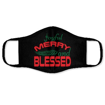 Discover joyful merry and blessed Face Masks