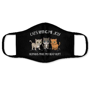Discover Cat Owner Cat Whisperer Kitten Paw Love Pet Cat Face Masks