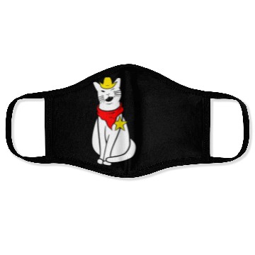 Discover meowdy cat partner Face Masks