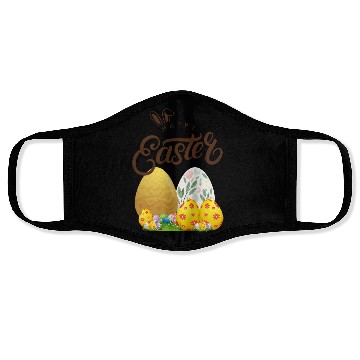 Discover Happy easter sayings egg bunny Face Masks