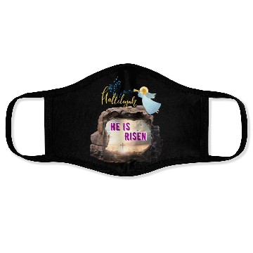 Discover He Is Risen- Hallelujah Face Masks