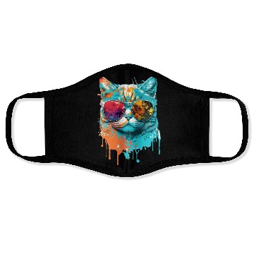 Discover Sunglass Cat Face Masks