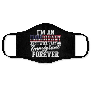 Discover US Immigrant Indigenous USA Immigrants america Face Masks