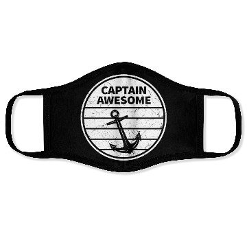 Discover Anchor Sailboat Vintage Sailing Captain Face Masks