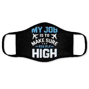 Discover Air Traffic Controller ATC Flight Control Aircraft Face Masks