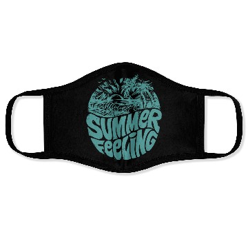 Discover Summer Feeling Green Face Masks