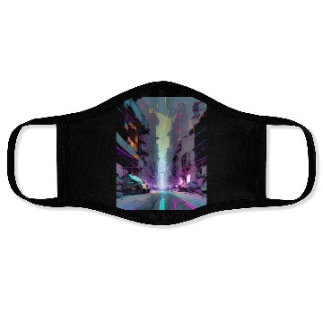 Discover Modern Gothic AI PRINT Face Masks