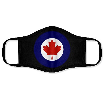 Discover Canadian Air Force Current Emblem Face Masks