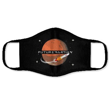 Discover Future Martian Mars Planet Space Lover Face Masks