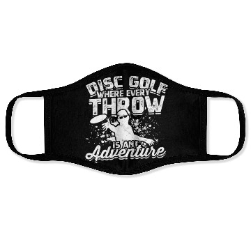 Discover Disc golf: Where every throw is an adventure - Face Masks