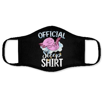 Discover Official Sleep Face Masks Axolotl