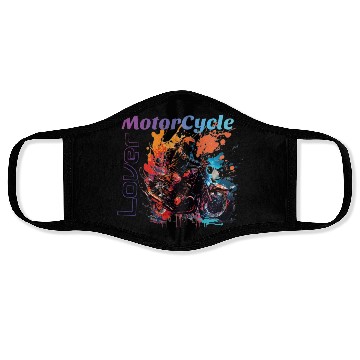 Discover motorcycle lover Face Masks