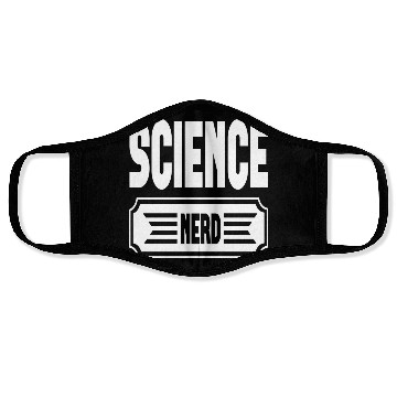 Discover Science Nerd Face Masks