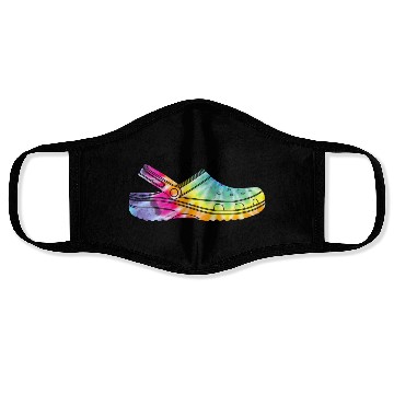 Discover rainbow world summer Face Masks