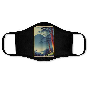 Discover Get Closer to Nature with Rainforest Night Poster Face Masks